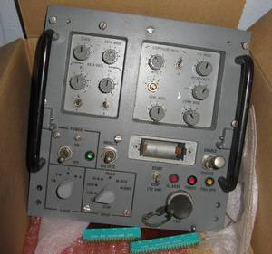 lot 377 image: Lot Vintage Military Crypto Cards, Keytroller, Module, etc.
