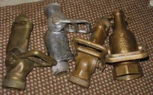 lot 45 image: Lot of US Navy Fire Fighting Nozzles