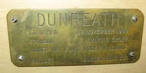 lot 85 image: Ship Launching Bottle in Case - SS Dunreath 1958