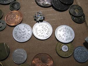 lot 93 image: Lot of Trade Tokens, Souvenirs, Replica Coins