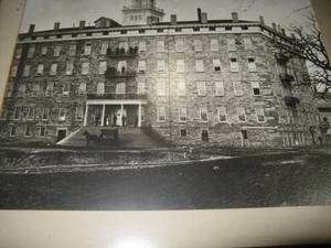 lot 95 image: Vintage Framed Photo Windslow House, St. Anthony, MN c1860