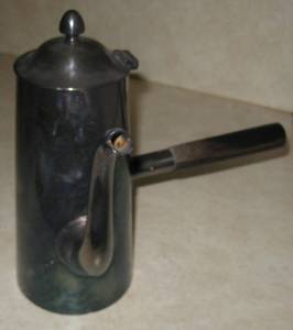 lot 104 image: WWII Era US Navy Silverplate Coffee Server