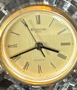 lot 61 image: Waterford Crystal Clock