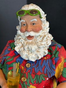 lot 87 image: Kurt Adler Fabriche Just Chilling Santa Figurine