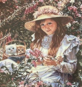 lot 94 image: Framed Collector Plate Garden of Sunshine