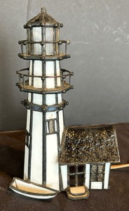 lot 142 image: Forma The Carolina Lighthouse Collection Table Lamp  #3754