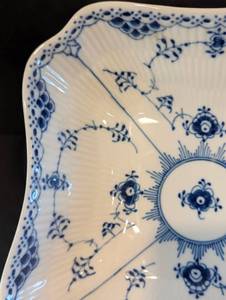 lot 11 image: Royal Copenhagen Blue Fluted Lace Bowl