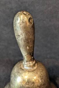 lot 22 image: Vintage Small Sterling Silver Bell