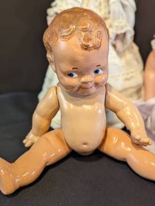 lot 174 image: Four Vintage Dolls