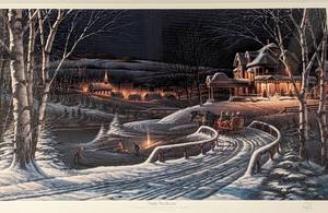 lot 191 image: Framed Family Traditions Print by Terry Redlin