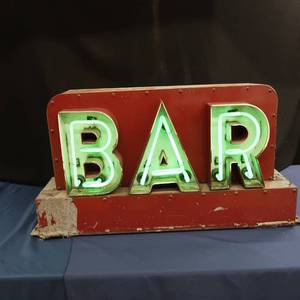 lot 1 image: BAR NEON LIGHT