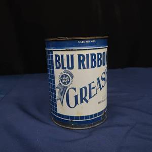 lot 58 image: BLU RIBBON GREASE CAN, UNOPENED