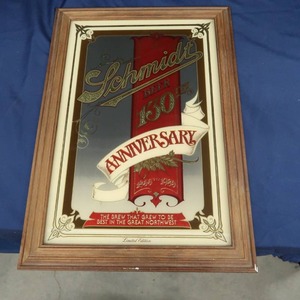lot 72 image: SCHMIDT BEER FRAMED SIGN