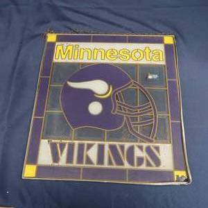 lot 73 image: MINNESOTA VIKINGS SIGN