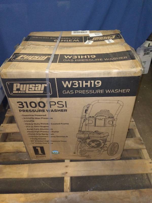 New Pulsar 3100 PSI Gas Pressure Washer