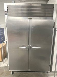 lot 1 image: Traulsen G22010 52 Two Section Reach In Freezer, (2) Solid Doors, 115v in Good Working Condition ($8,000 Original Purchase Price) - PAY ONLINE BEFORE PICKUP