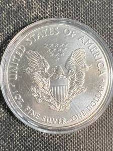 2020 AMERICAN SILVER EAGLE 1 TROY OZ .999 FINE SILVER IN AIRTITE