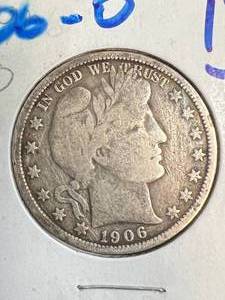 1906-O US BARBER HALF DOLLAR