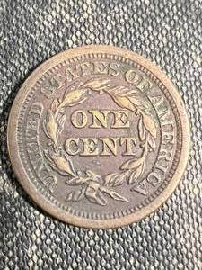 1851 US BRAIDED HAIR LARGE CENT