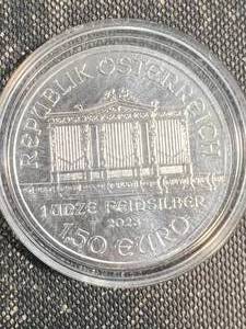 1 TROY OZ .999 FINE SILVER 2023 AUSTRIAN PHILHARMONIC IN AIRTITE