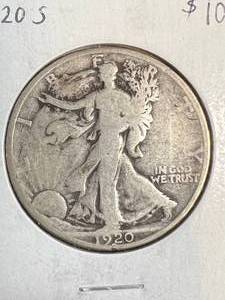 1920-S US WALKING LIBERTY HALF DOLLAR