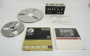lot 24 image: Vintage Karaoke Accessories...Sony SB-300 Tape Recorder Selector, Recording Tape Reels Etc...