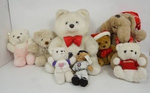 lot 77 image: Minnesota Twins Plush Bear, Valley Fair Bear, I Miss You Bear, Christmas Bears Etc.