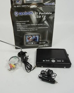 lot 147 image: Axion 7 Portable LCD TV...