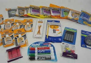 lot 160 image: Office Desk Craft Supplies...