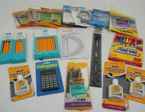 lot 161 image: Office Desk Craft Supplies...