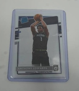 lot 201 image: Anthony Edwards Minnesota Timberwolves Shooting Guard Players Card