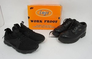 lot 229 image: Shoes for Men RBX Sz-10 Black Running and Lugz 9.5D Work Steel-Toe...