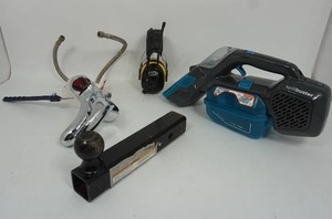 lot 236 image: Miscellaneous Auto and Home Accessories...2 Ball Mount Hitch, Vac, Headphones Etc.