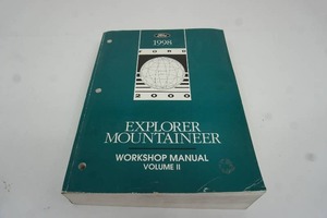 lot 240 image: Vintage Automobile Service Shop Manuals...1998 Ford Explorer & Mountaineer Workshop Manual - Volume 2 - Electrical - Body - Pages(1709)