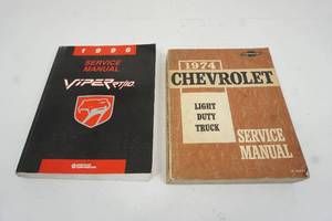 lot 248 image: Vintage Automobile Service Shop Manuals