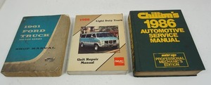lot 267 image: Vintage Automobile Service Manuals...1961 Ford Truck 100-800 Series Shop Manual Etc.