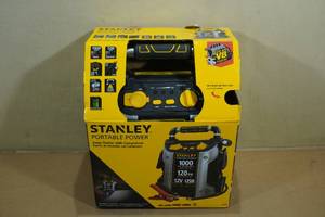 lot 5 image: Stanley Portable Power Jump Starter with Compressor