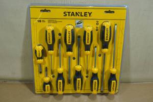 lot 26 image: Stanley 10-Piece Screwdriver Set