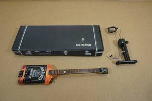 lot 35 image: Axe Heaven Electric Jack Daniels Miniature Bass Replica