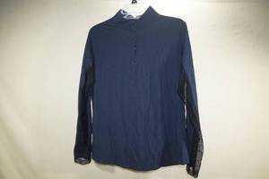 lot 58 image: IBKUL Athleisure Wear UPF 50 Icefil Cooling Long Sleeve Mock Neck Top with Under Arm Mesh