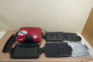 lot 116 image: George Foreman G5 Grill with Inserts