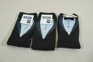 lot 127 image: Novelty Adult Socks - Tuxedo