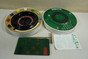 lot 162 image: Vintage Professional Roulette Outfit