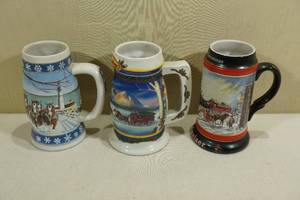 lot 163 image: Budweiser Beer Mugs
