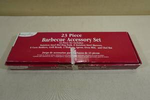 lot 165 image: Home Grilling 23 Piece Barbecue Accessory Kit