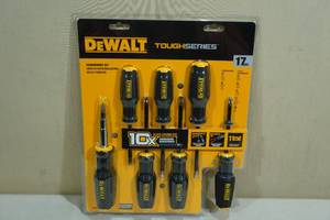 lot 177 image: DeWalt Tough Series Screwdriver Set