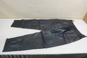 lot 224 image: Black Leather Motorcycle Pants - 1516