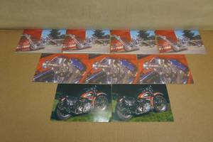 lot 229 image: Harley Culture Blank Motorcycle Greeting Cards