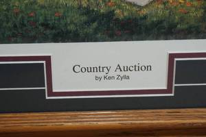 lot 2L image: Country Auction Framed Print by Ken Zylla - 5329600