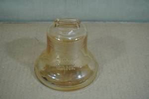 lot 263 image: Liberty Bell Glass Piggy Bank